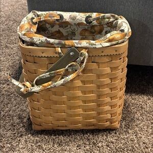 Longaberger Honey Brown Woven Basket